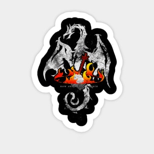 Now Only Ashes Remain Sticker